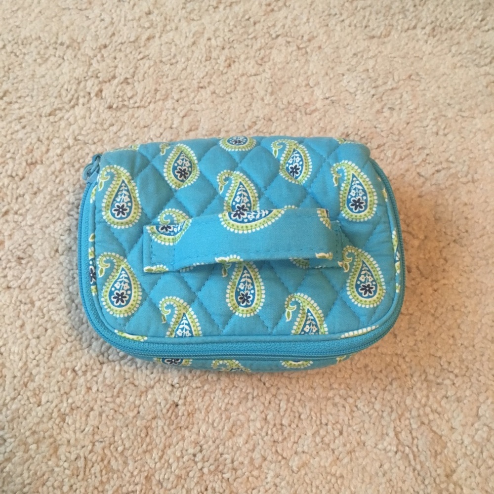 Vera Bradley Bermuda Blue Travel Jewelry Case